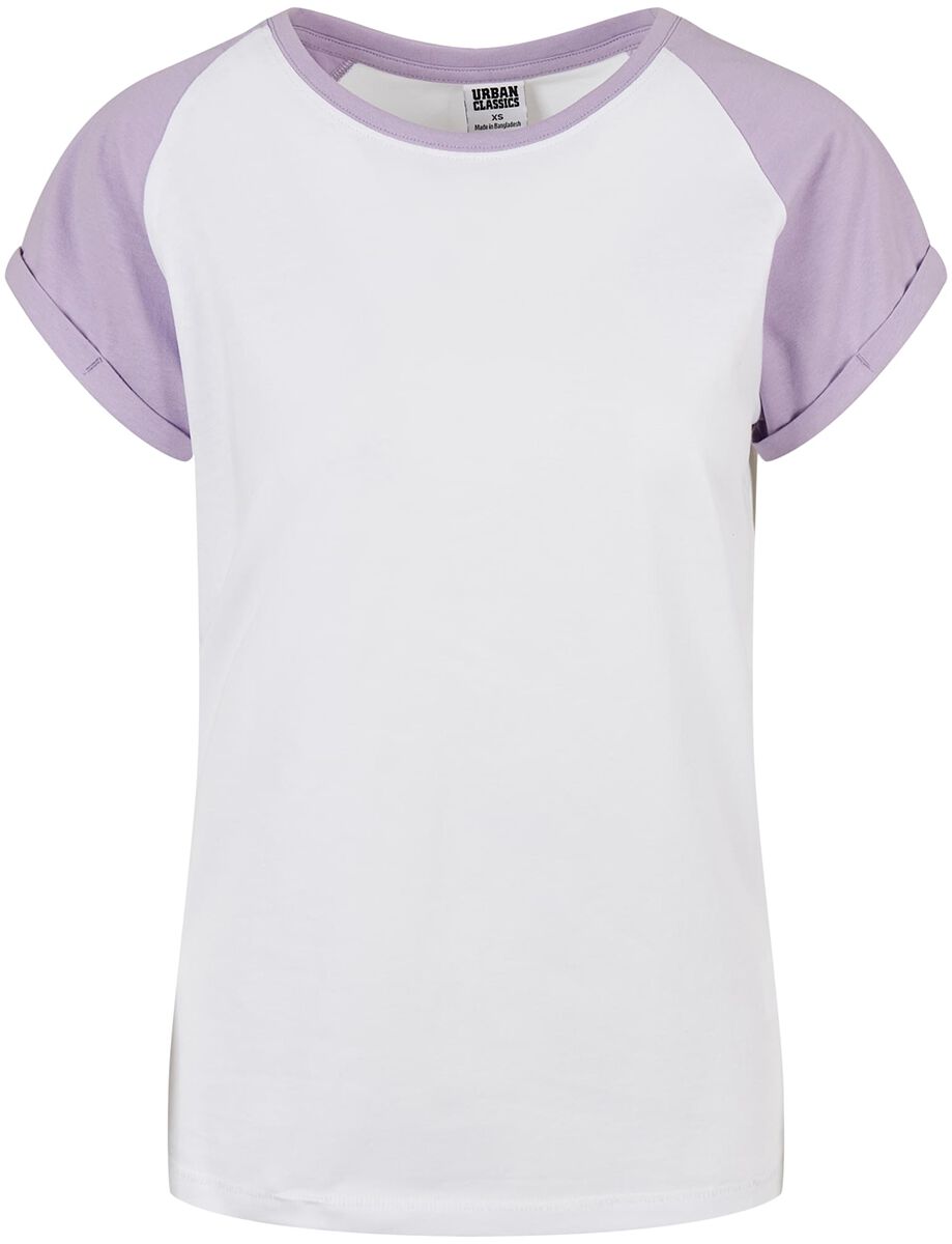 T-Shirt Manches courtes de Urban Classics - T-shirt Manches Raglan Femme - XS à XL - pour Femme - bl