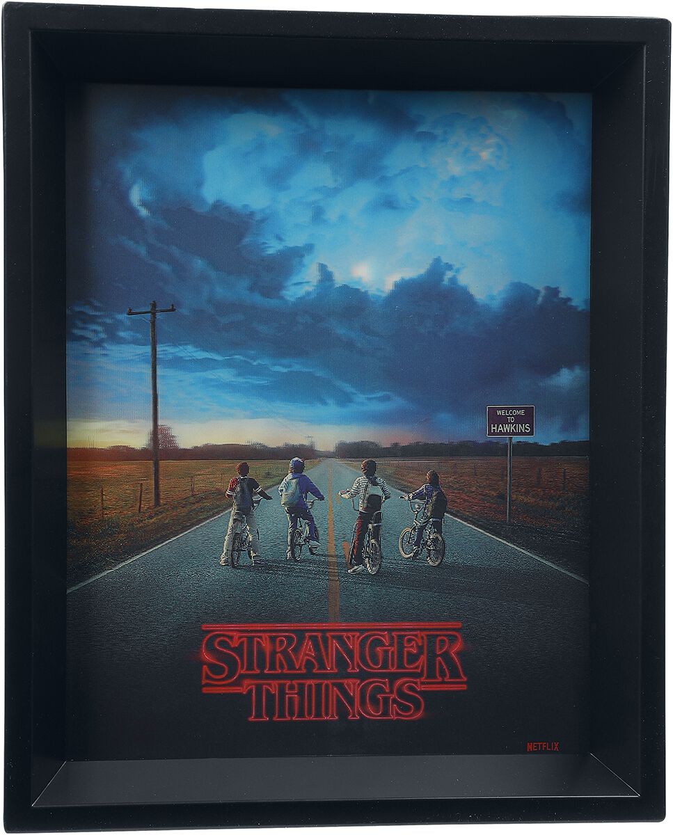 Stranger Things Mind Flayer 3D Picture 3D-Image multicolour