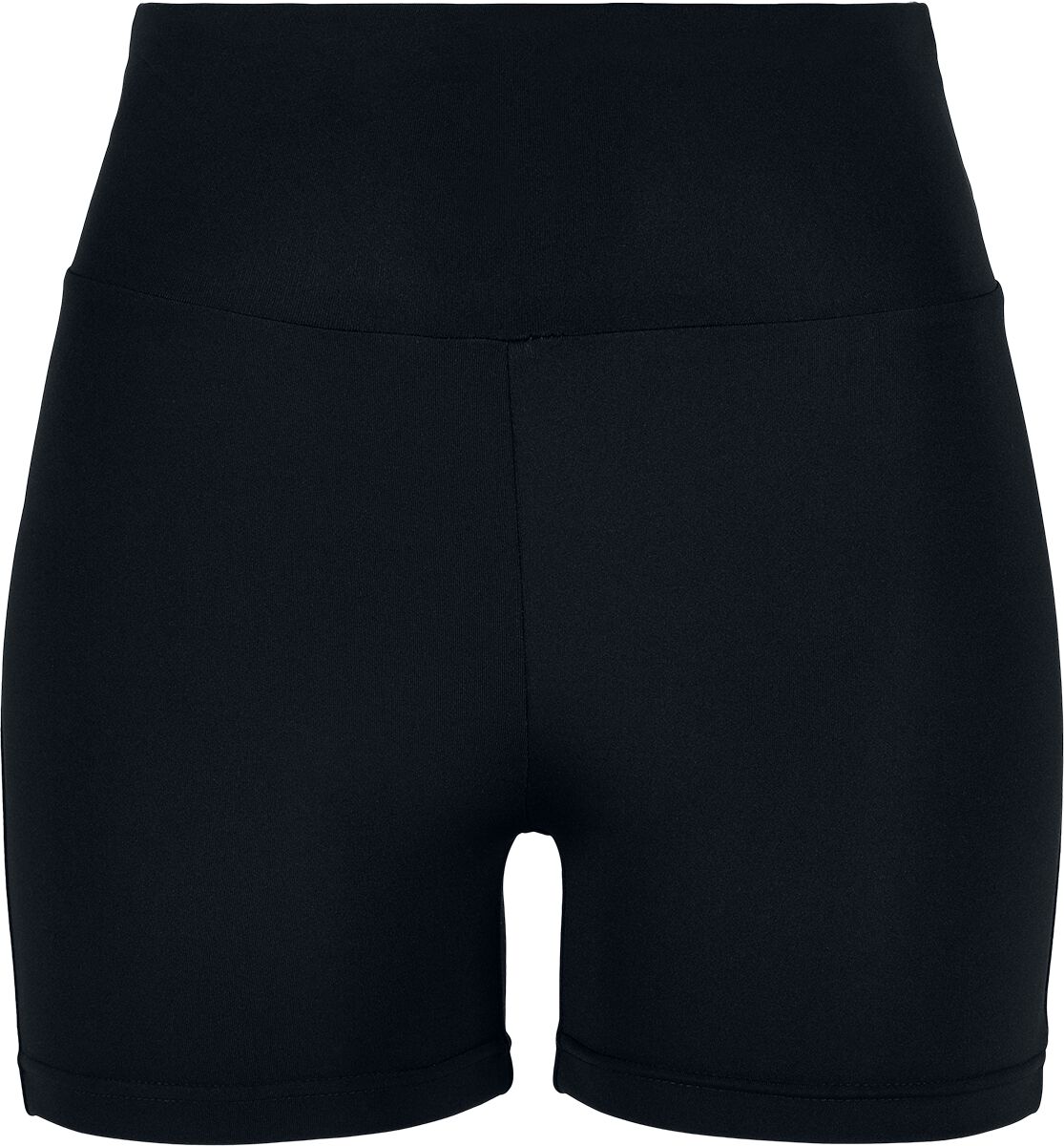 Urban Classics Hotpant - Ladies Recycled High Waist Cycle Hot Pants - XS bis XL - für Damen - Größe XL - schwarz