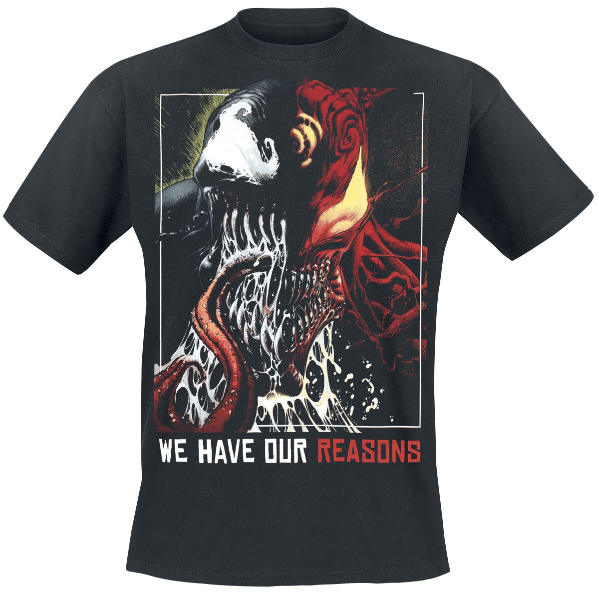 Venom (Marvel) Venom - Reasons T-Shirt black