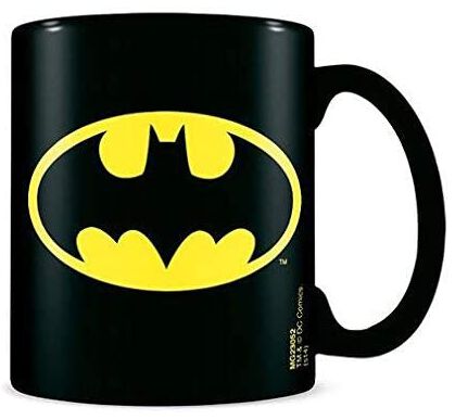 Batman - DC Comics Tasse - Logo - schwarz/gelb  - Lizenzierter Fanartikel