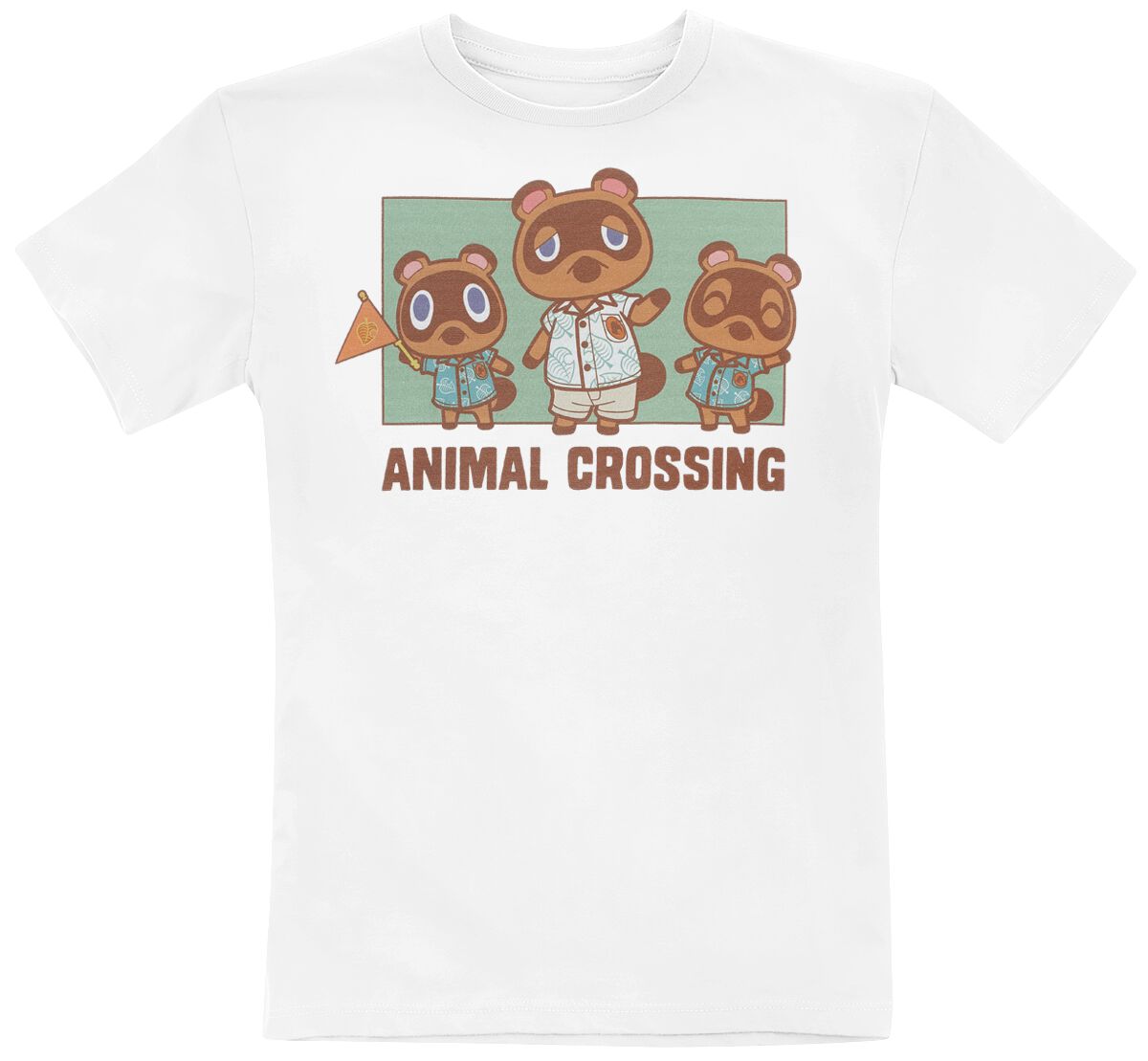 Animal Crossing Kids - Nook Family T-Shirt white