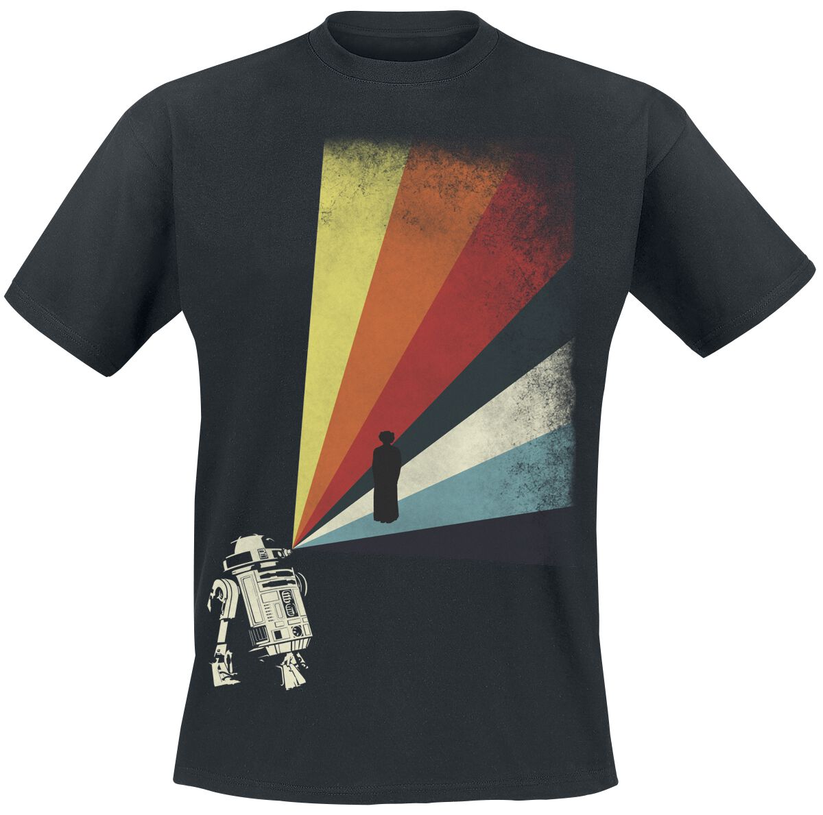 Star Wars R2-D2 – Retro T-Shirt schwarz