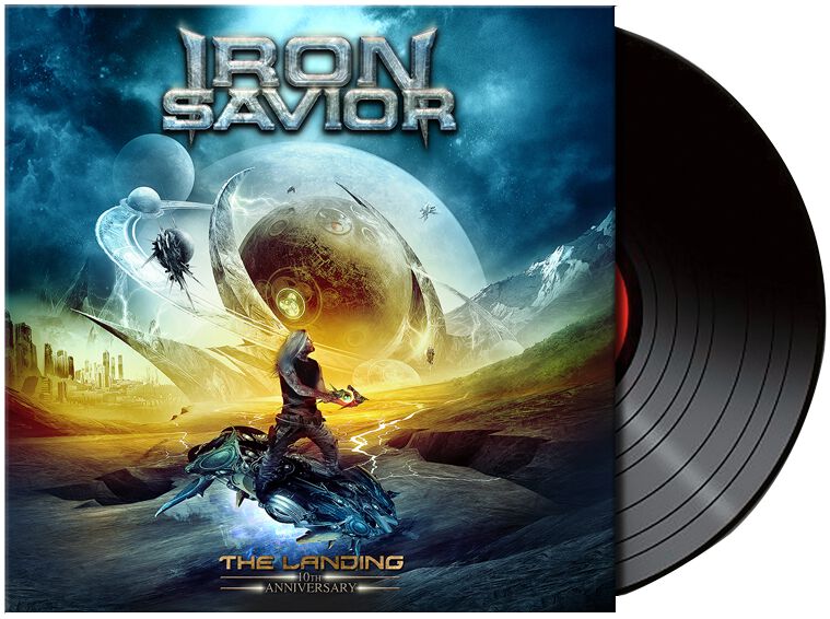 Image of LP di Iron Savior - The landing (10th Anniversary) - Unisex - nero