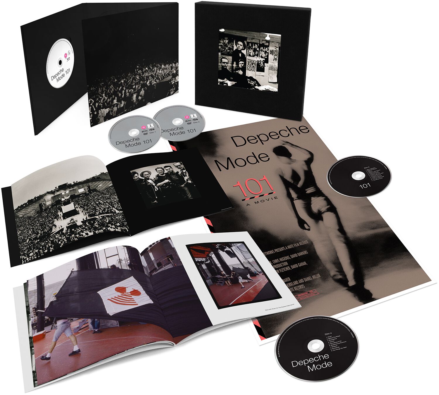 Image of Depeche Mode 101 Blu-ray & 2-DVD & 2-CD Standard