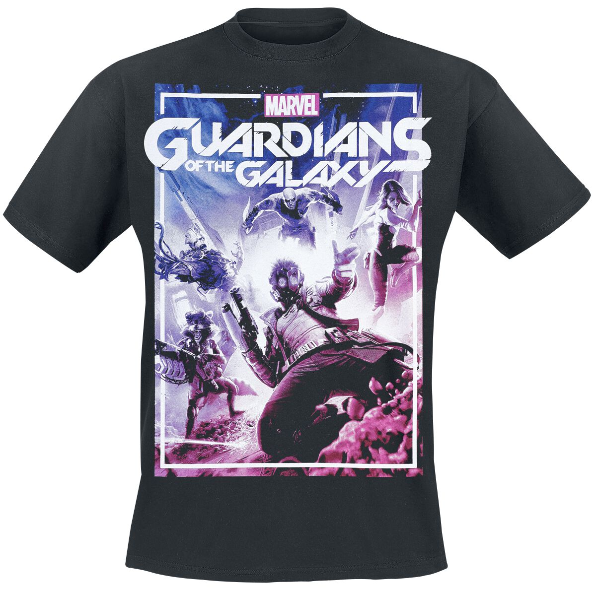 Image of Guardians Of The Galaxy Guardians Of The Galaxy - Game T-Shirt schwarz