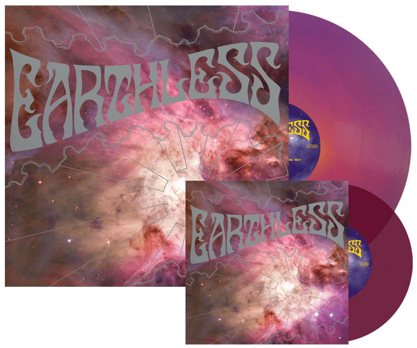 Image of Earthless Rhythms from a cosmic sky LP & 7 inch farbig