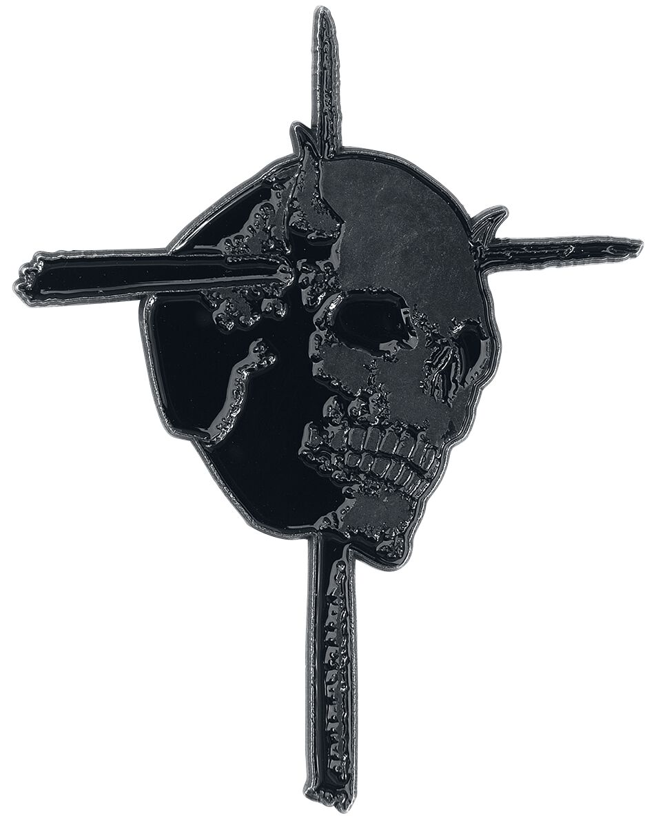 Image of Candlemass Skull Pin schwarz