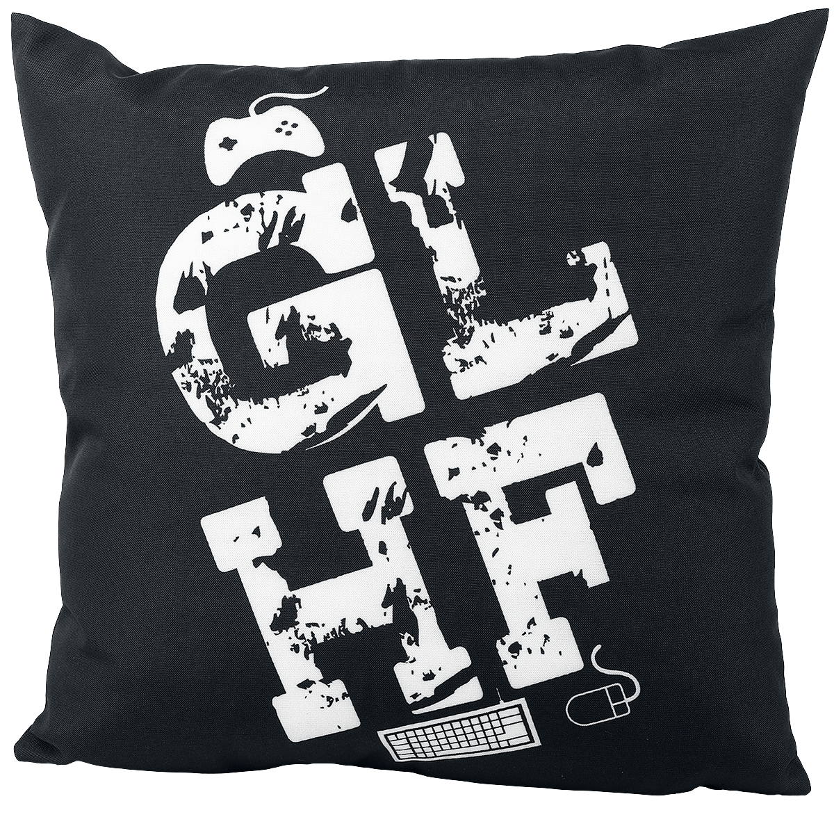 Geekinvader GL HF Kissen schwarz weiß - 60.03% Rabatt