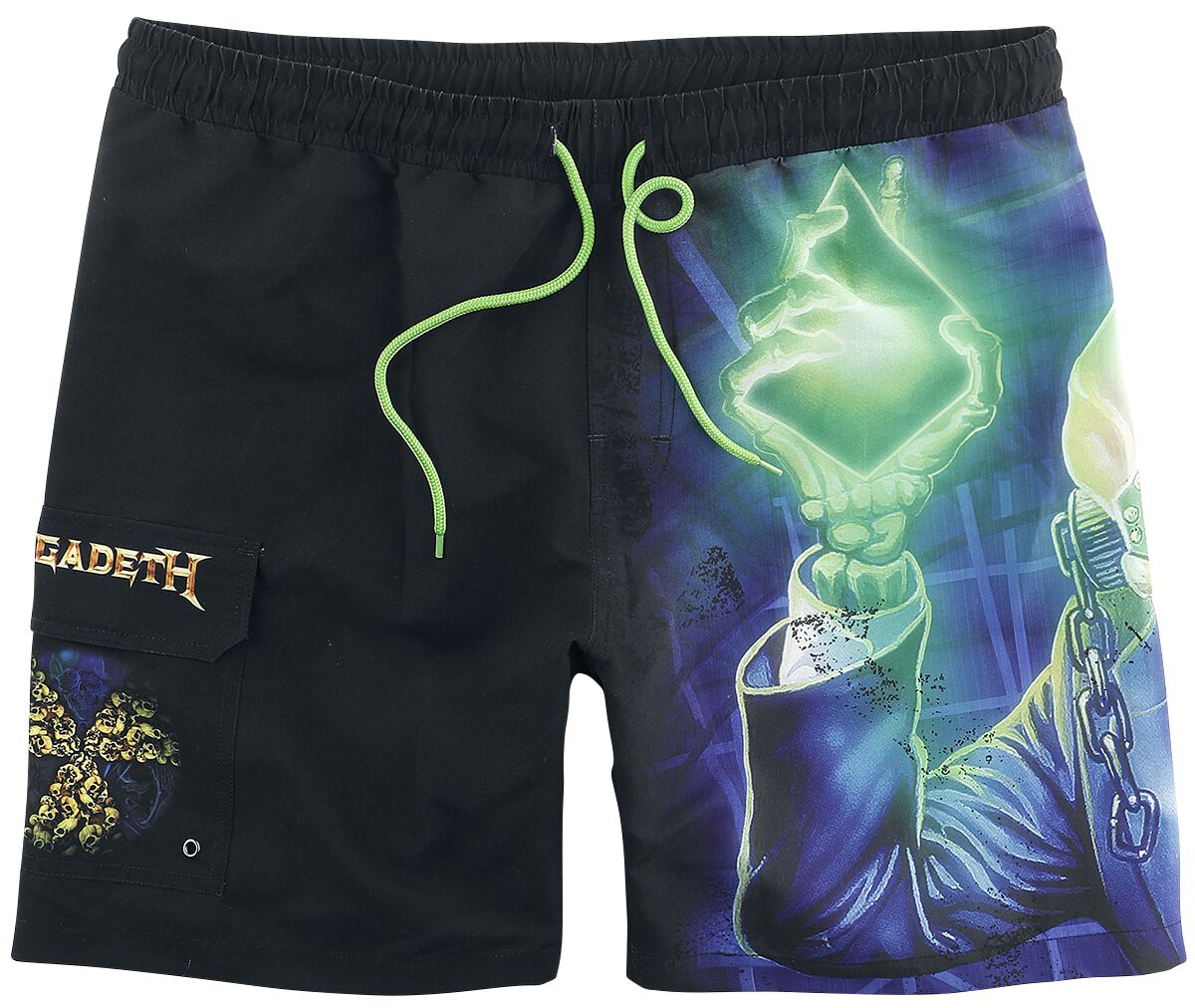 Megadeth EMP Signature Collection Swim Shorts multicolour