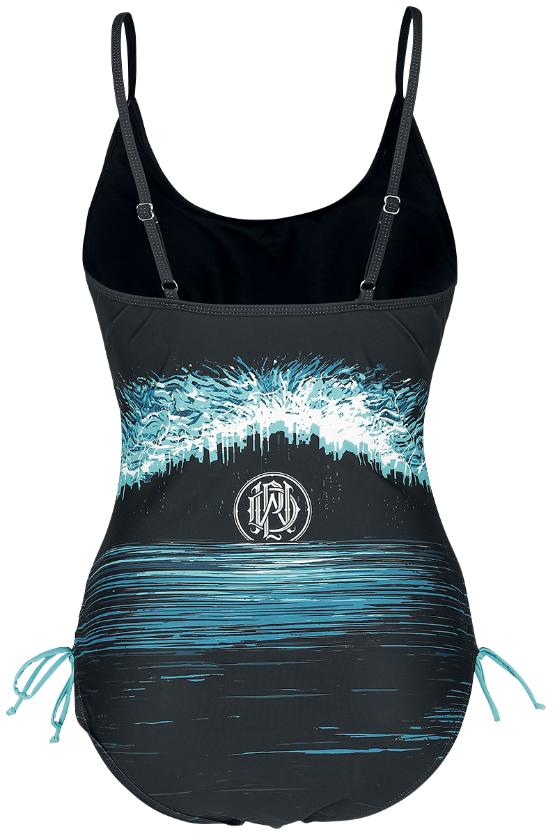 Parkway Drive EMP Signature Collection Badeanzug schwarz blau weiß