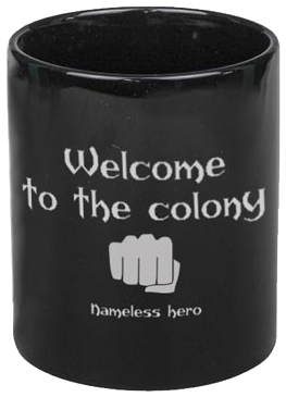 Gothic Colony Fist Tasse schwarz - 33.36% Rabatt