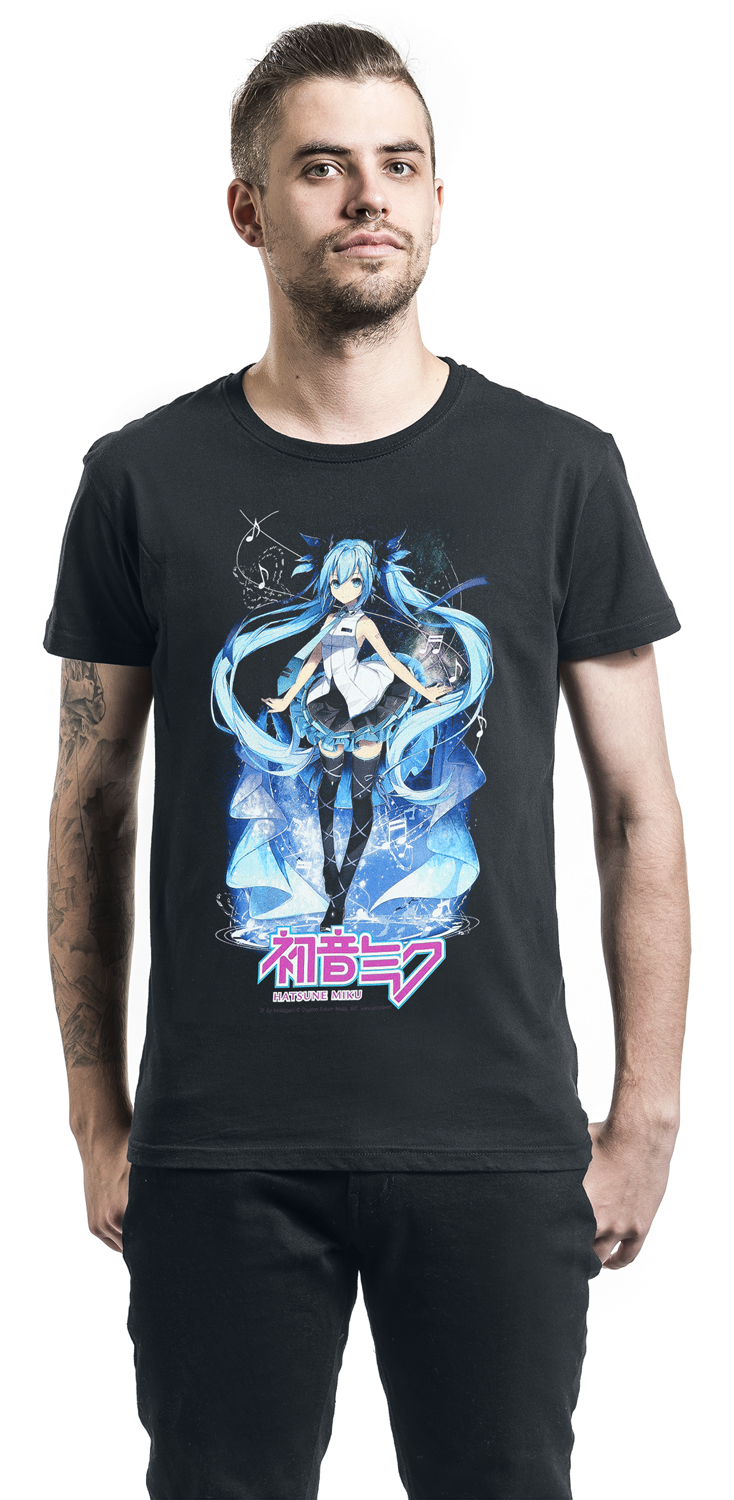 Vocaloid Hatsune Miku - Euphoria T-Shirt schwarz