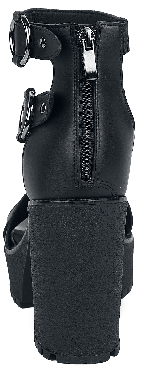 Altercore - Gothic High Heel - Granger Vegan - EU37 bis EU40 - für Damen - Größe EU37 - schwarz