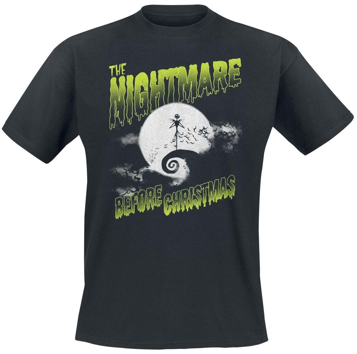 The Nightmare Before Christmas Spooky Nightmare T-Shirt black