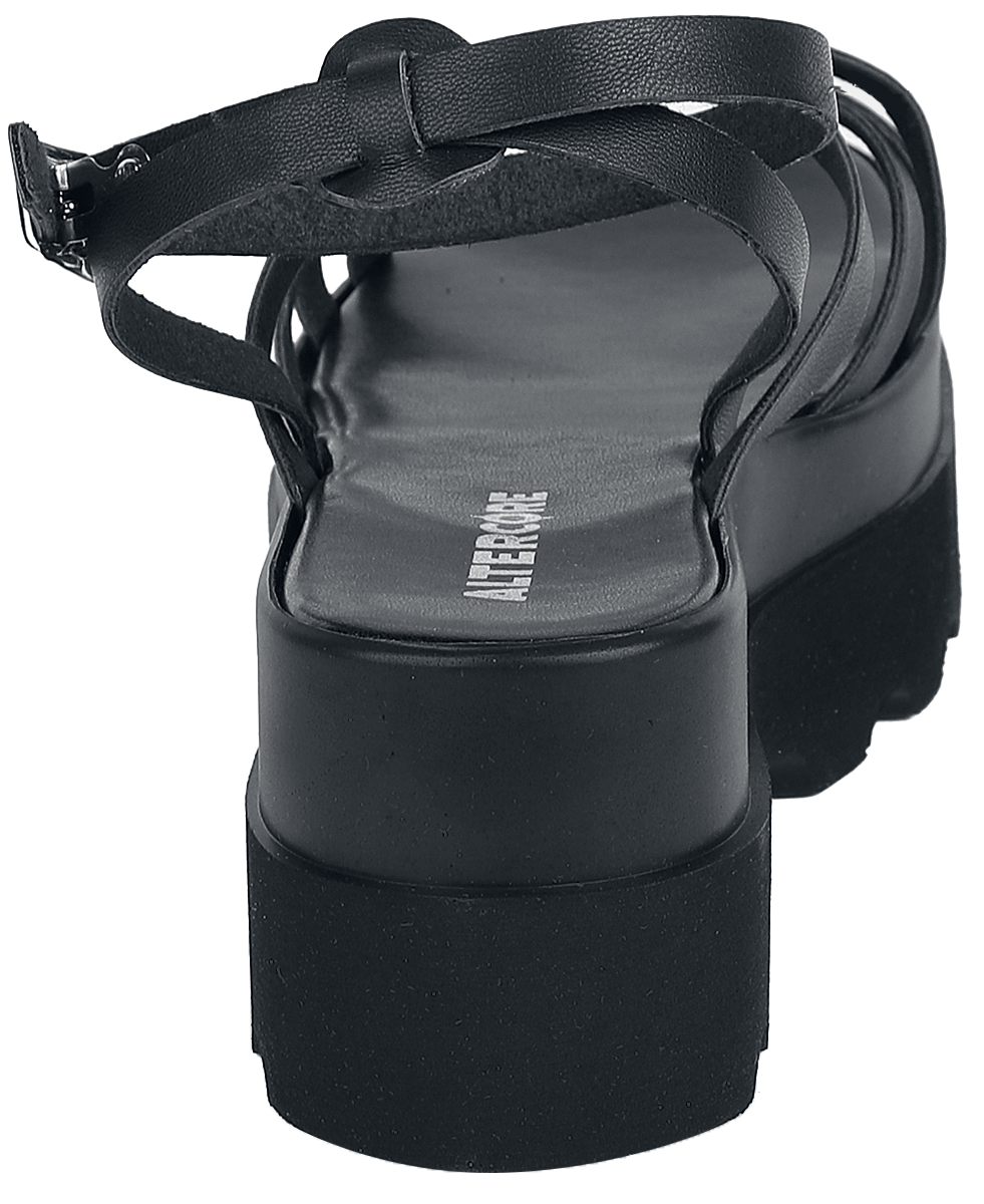 Altercore - Gothic Sandale - Dolo - EU37 bis EU41 - für Damen - Größe EU41 - schwarz