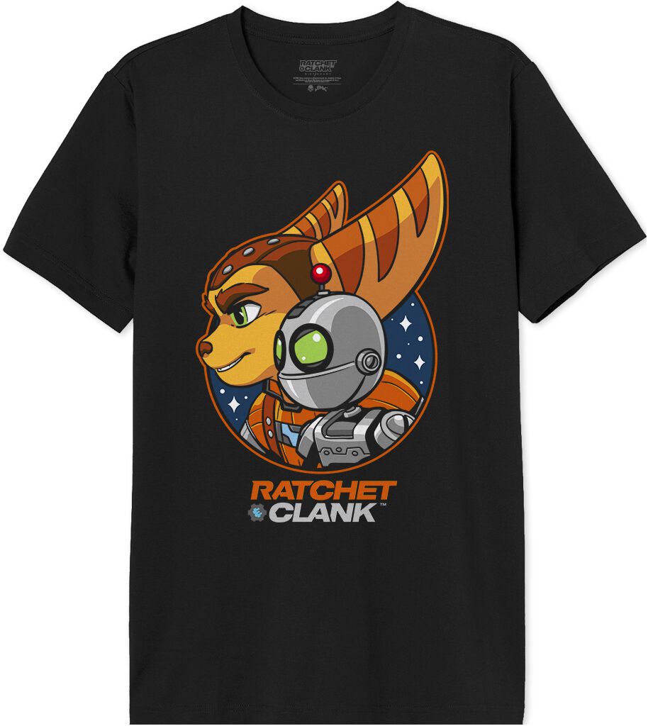 Ratchet and Clank Rift Apart hero T-Shirt black