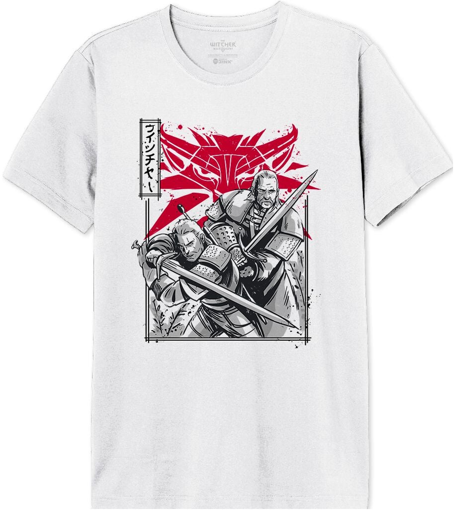 The Witcher Wild Hunt – Sensei T-Shirt weiß The Witcher Wild Hunt – Sensei T-Shirt weiß