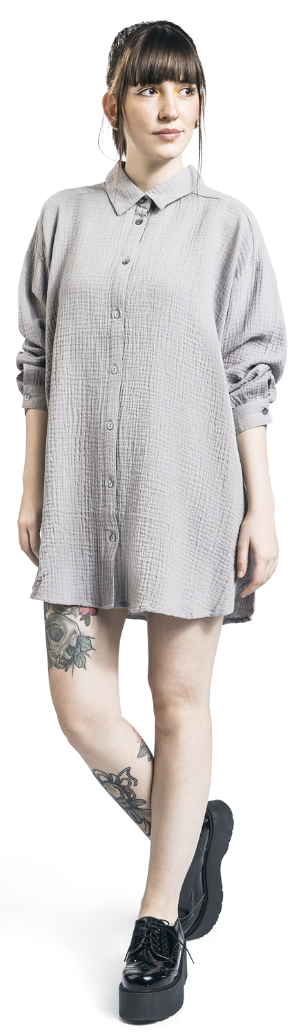 Sublevel Ladies Long-Blouse Bluse taupe