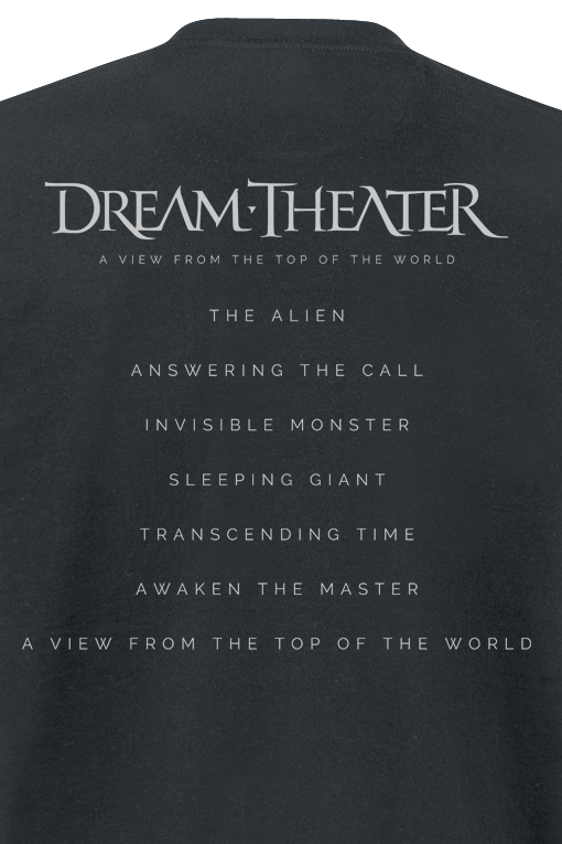 Dream Theater Tracklist T-Shirt schwarz - 50.02% Rabatt