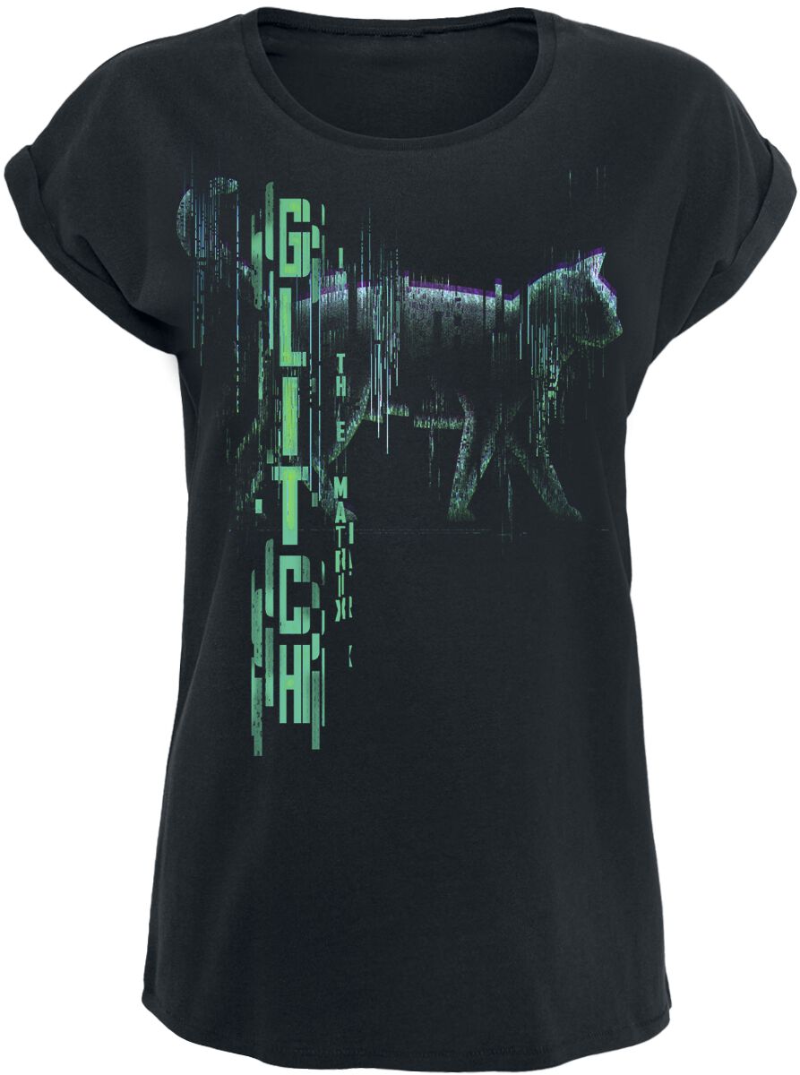 Image of The Matrix 4 - Glitch Girl-Shirt schwarz