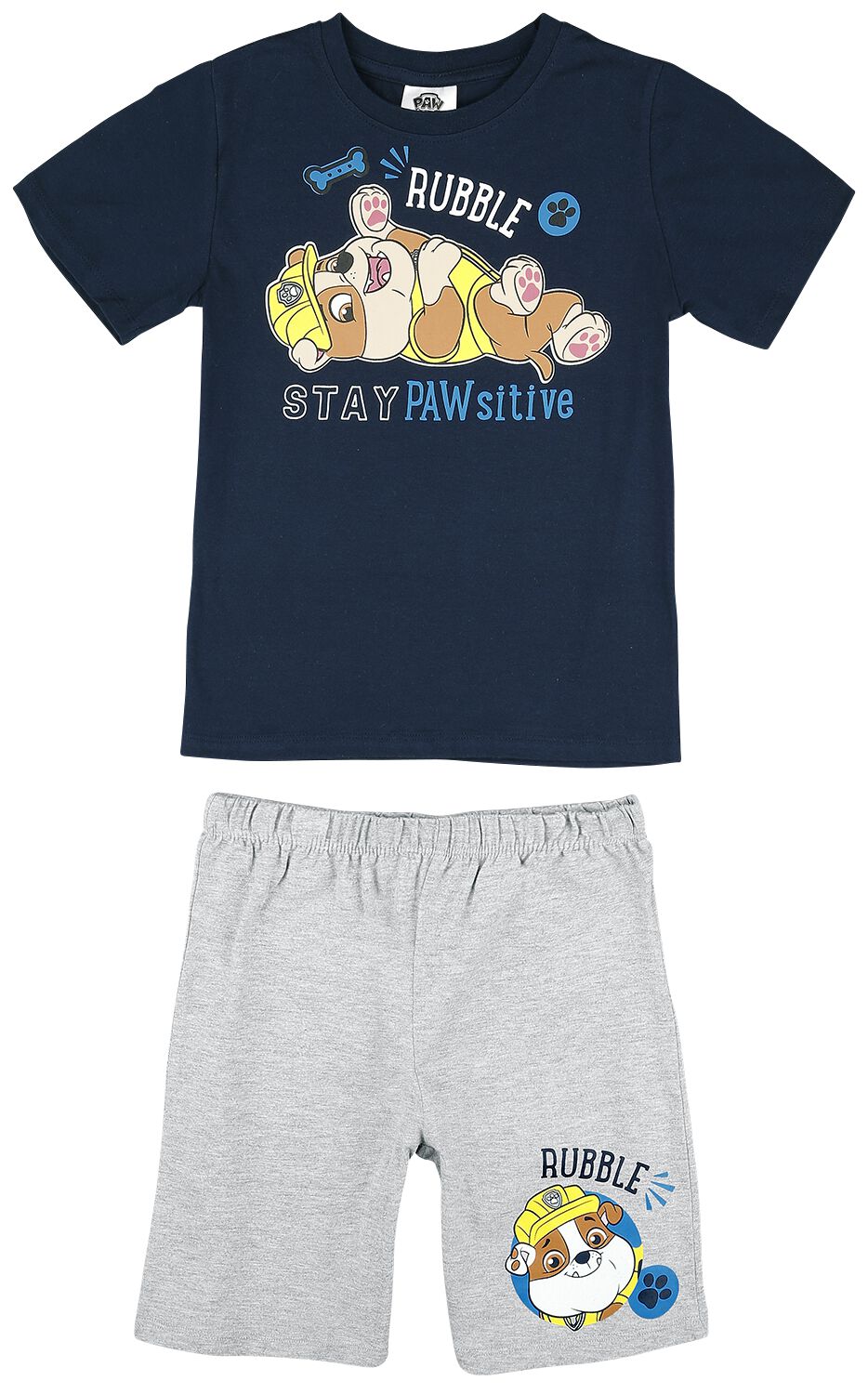 Levně Paw Patrol Kids - Group Dětská pyžama modrá/šedá