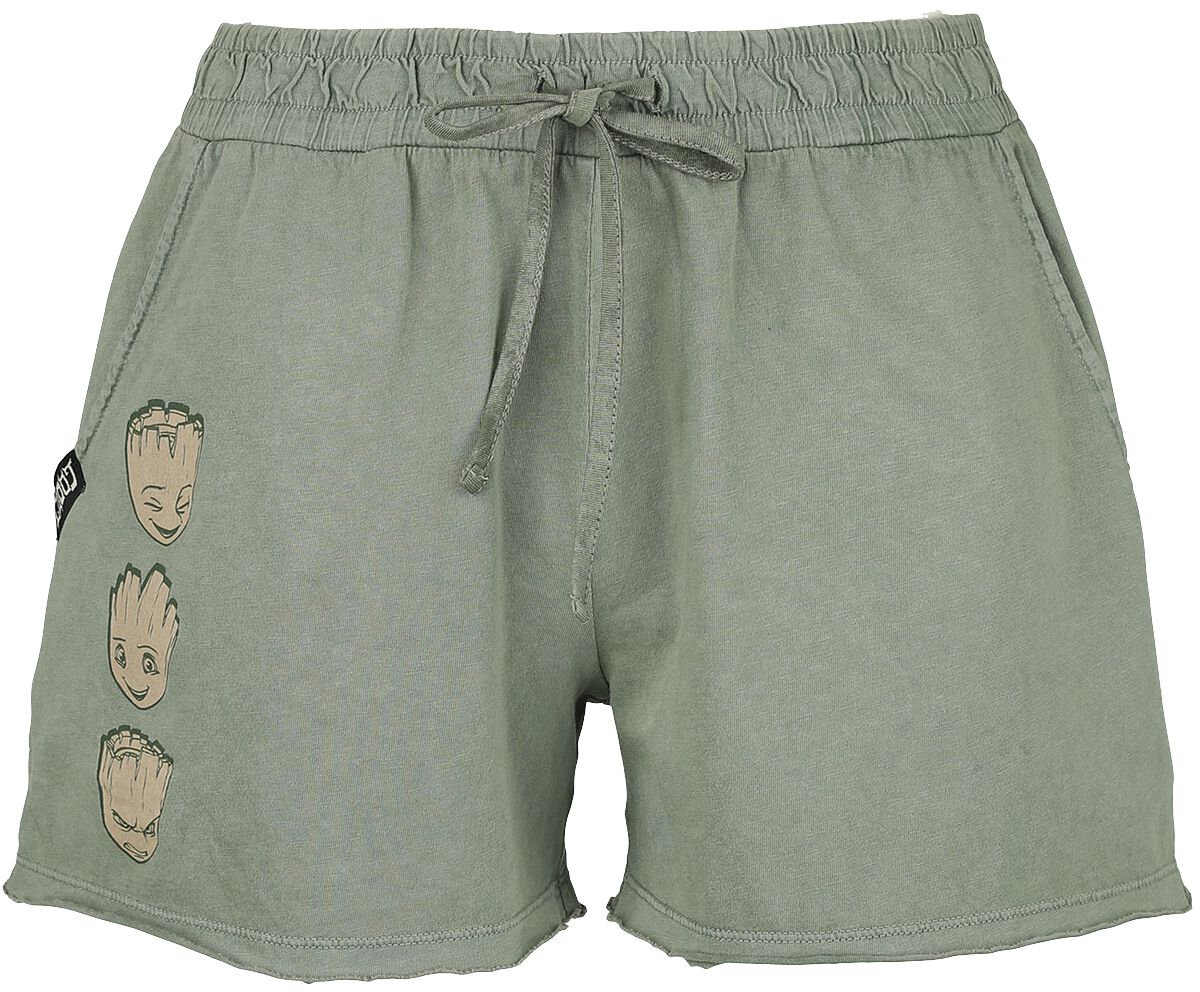 Guardians Of The Galaxy Groot Mood Short grün