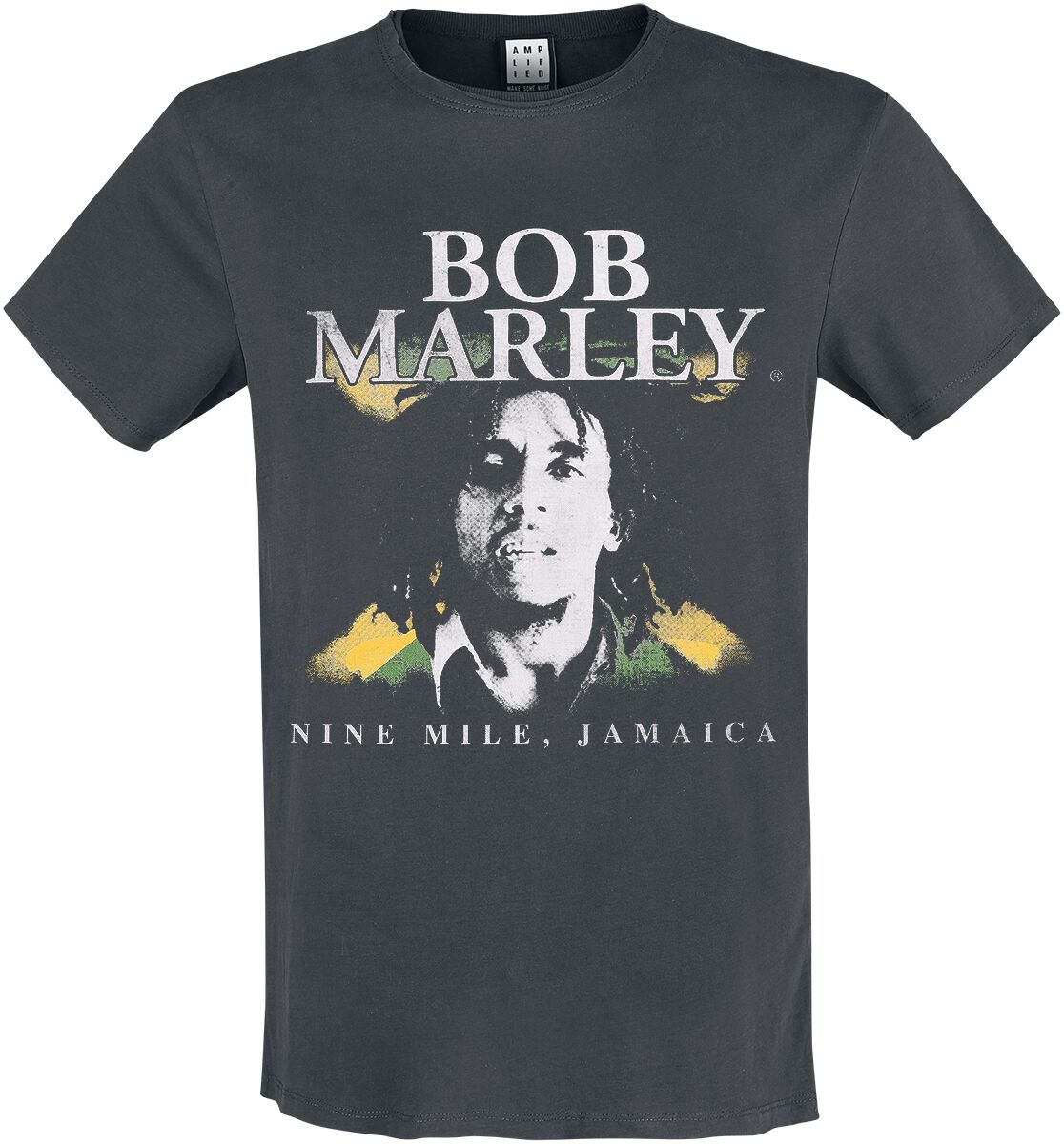 Bob Marley Amplified Collection - Nine Mile T-Shirt charcoal