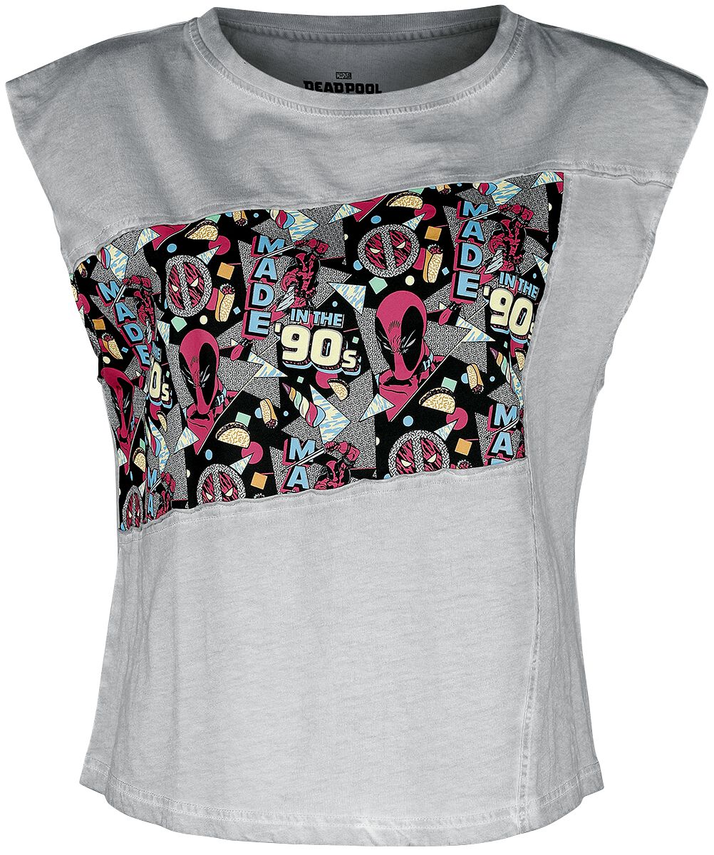T-Shirt Manches courtes de Deadpool - 90 - S à XXL - pour Femme - gris