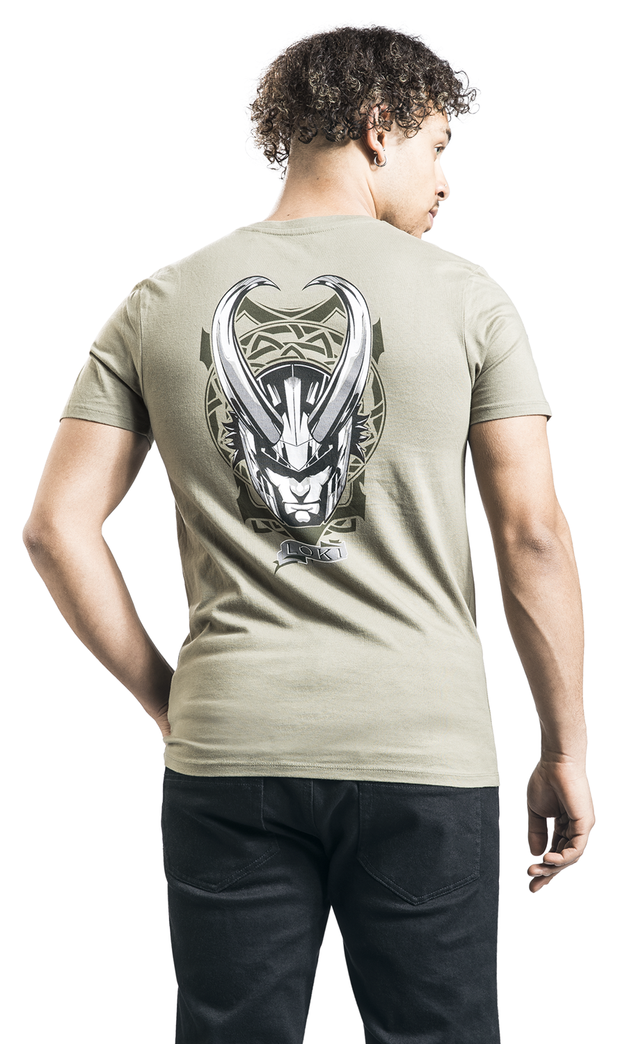 Loki Helmet T-Shirt khaki - 60.02% Rabatt