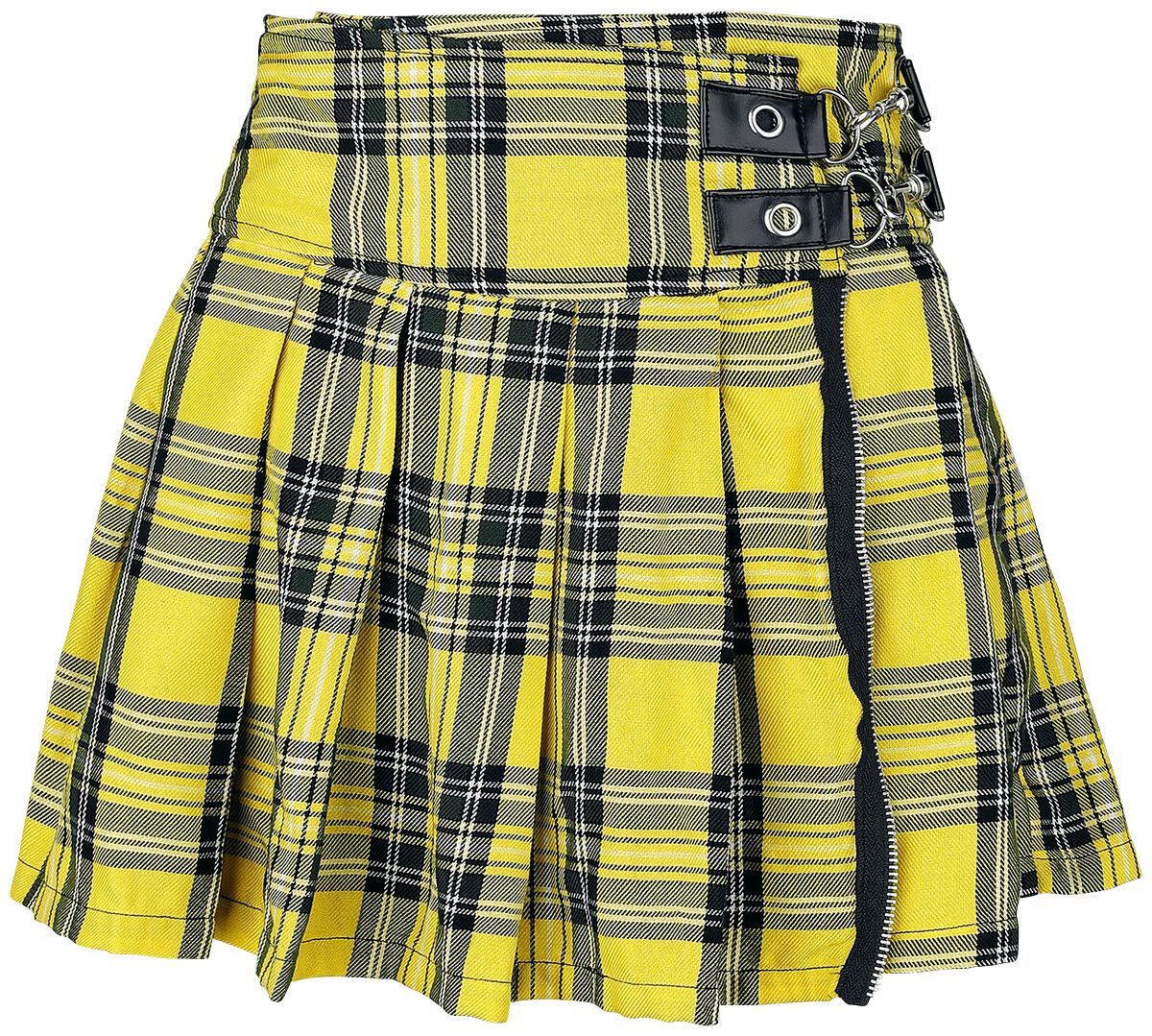 Heartless Effemy Skirt Short skirt black yellow