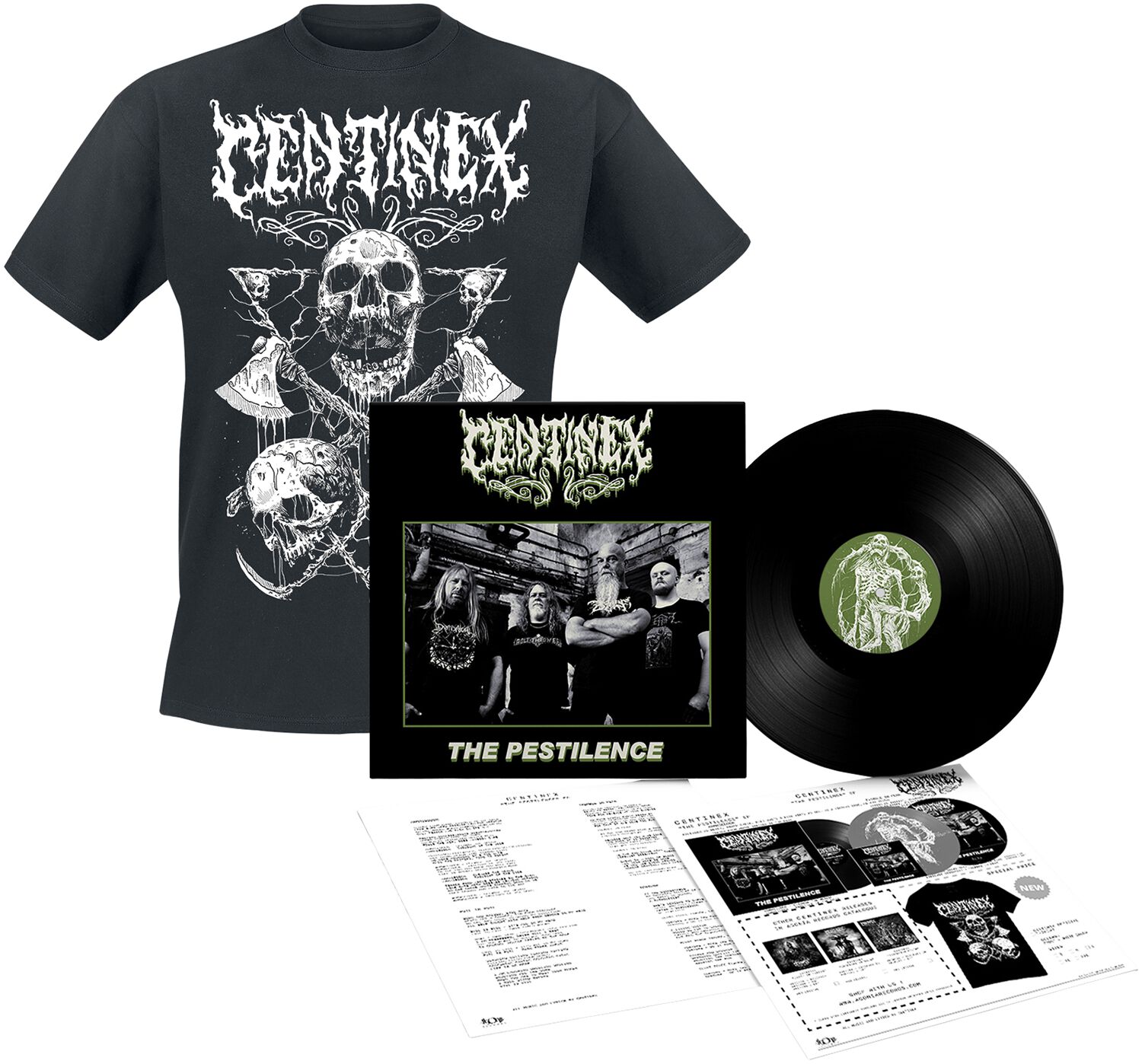 Centinex The pestilence LP black