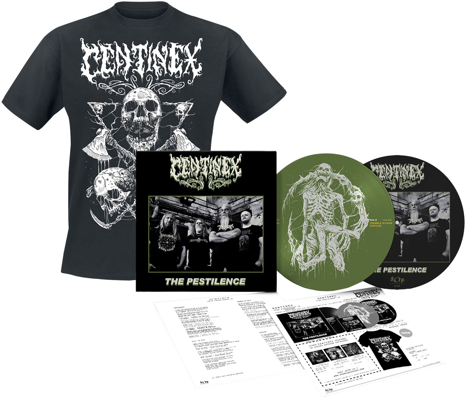 Image of Centinex The pestilence EP & T-Shirt Picture