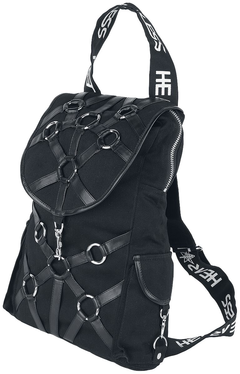 Heartless - Gothic Rucksack - Morality Bag - für Damen - schwarz