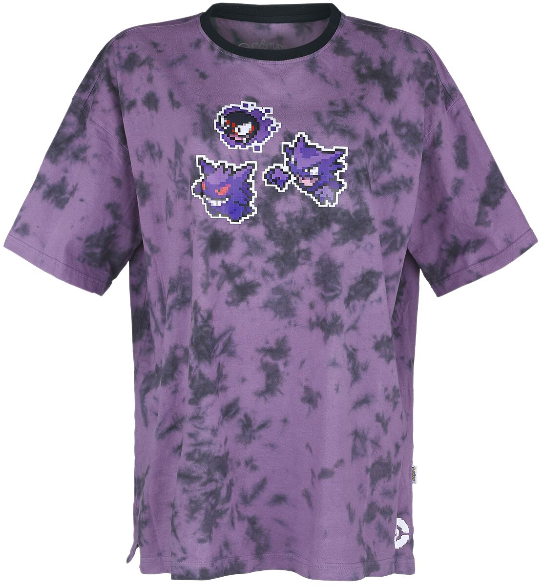 Pokémon Ghost T-Shirt black lilac