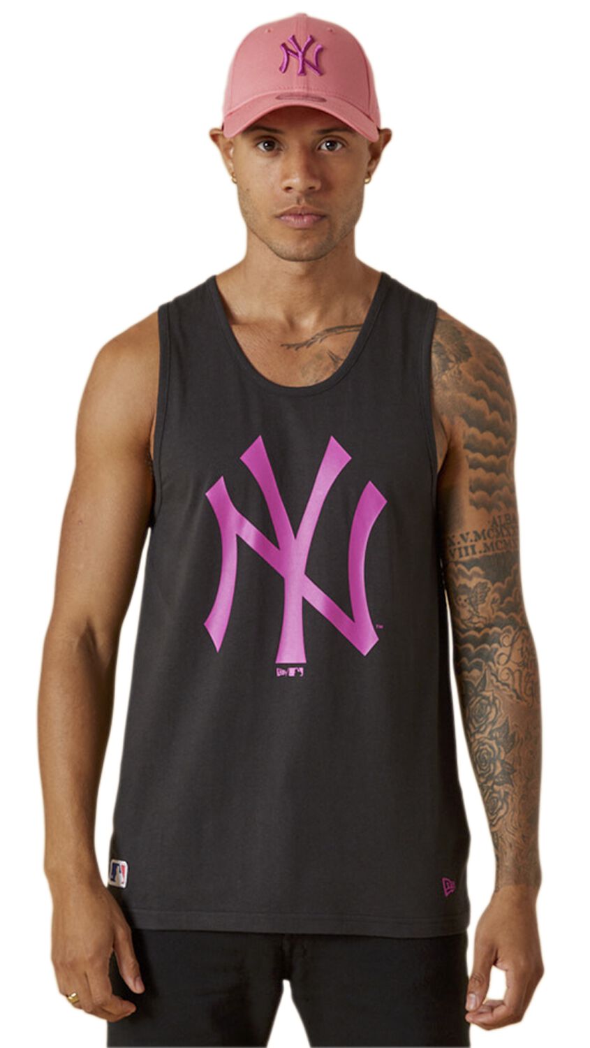 New Era – MLB New York Yankees Seasonal Team Logo Tank Tank-Top schwarz – 15.16% Rabatt