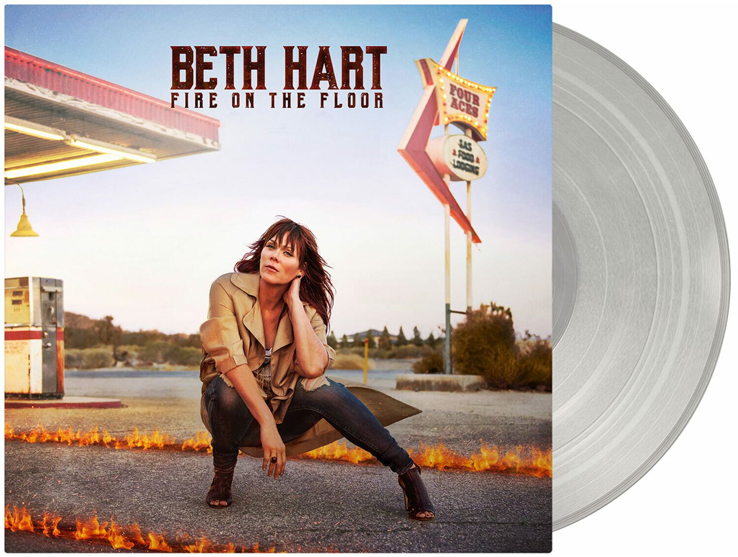 Image of Beth Hart Fire on the floor LP farbig