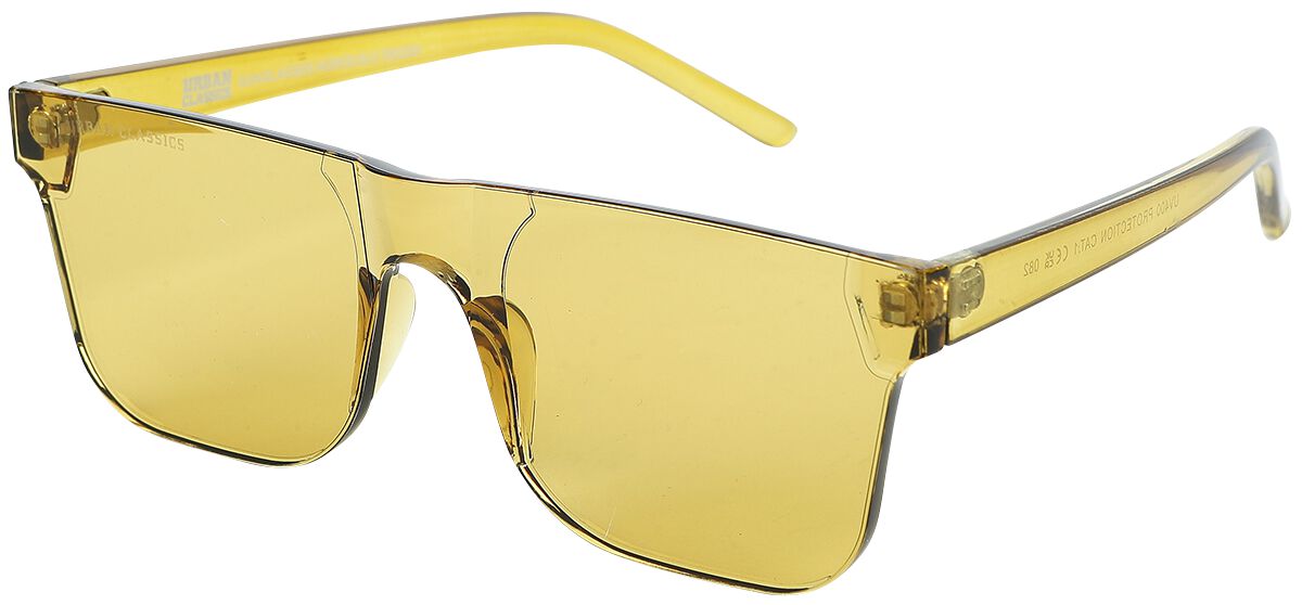 Urban Classics Sunglasses Honolulu With Case Sonnenbrille senfgelb  - Onlineshop EMP
