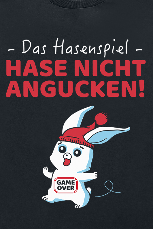 Tierisch Kids - Das Hasenspiel T-Shirt schwarz - 50.04% Rabatt