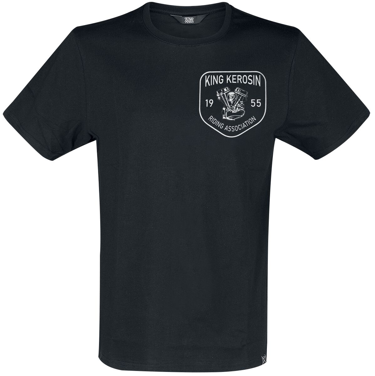 King Kerosin Classic T-Shirt Riding Association T-Shirt black