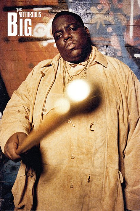 The Notorious B.I.G. Cane Poster multicolour