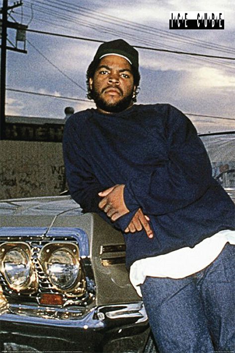 Image of Ice Cube Impala Poster multicolor