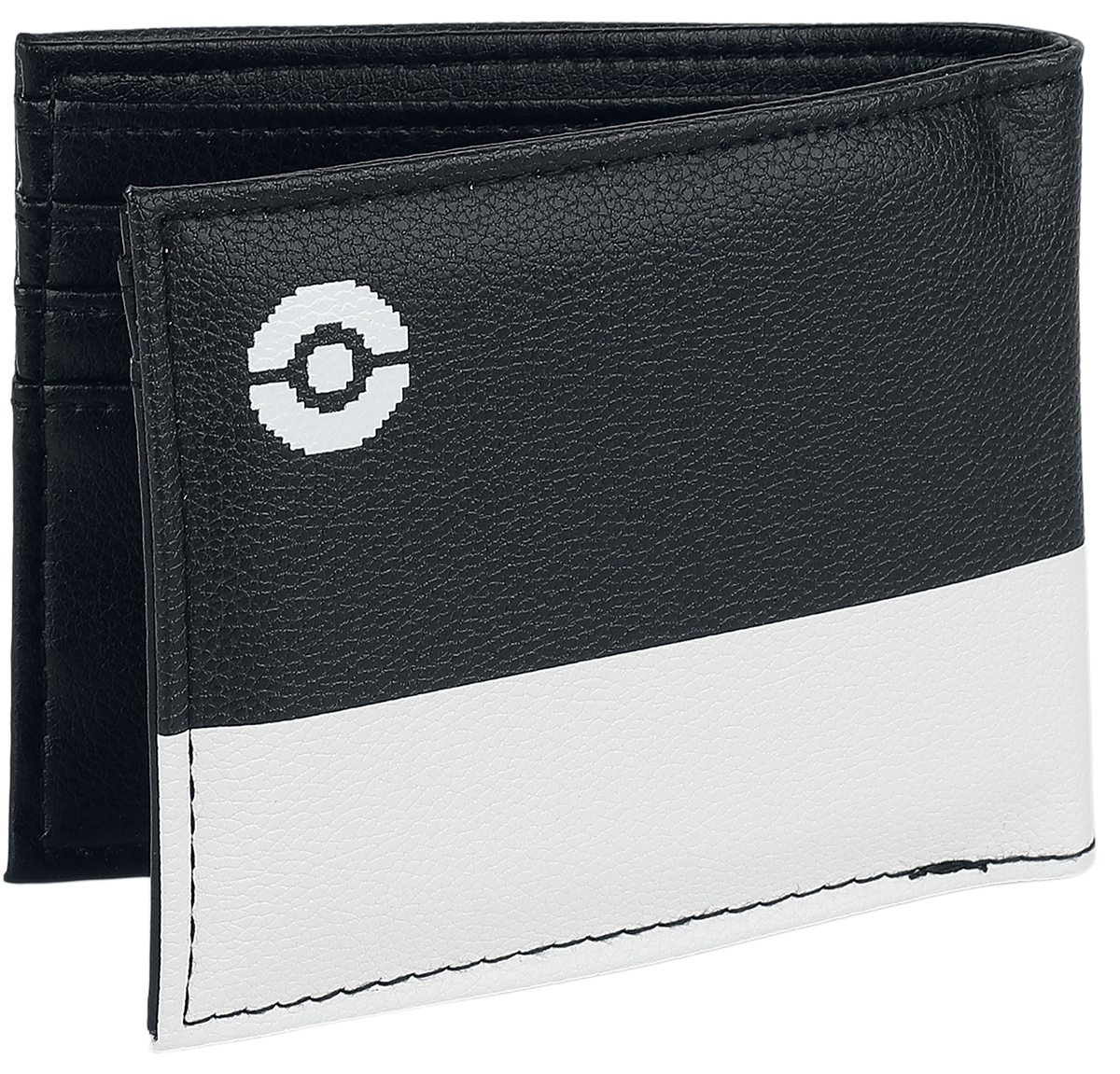 Pokémon Pixel Starter Geldbörse schwarz weiß