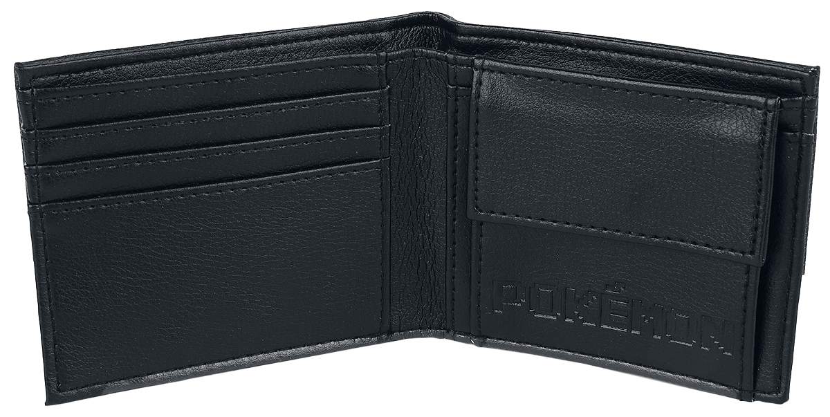 Pokémon Pixel Starter Geldbörse schwarz weiß