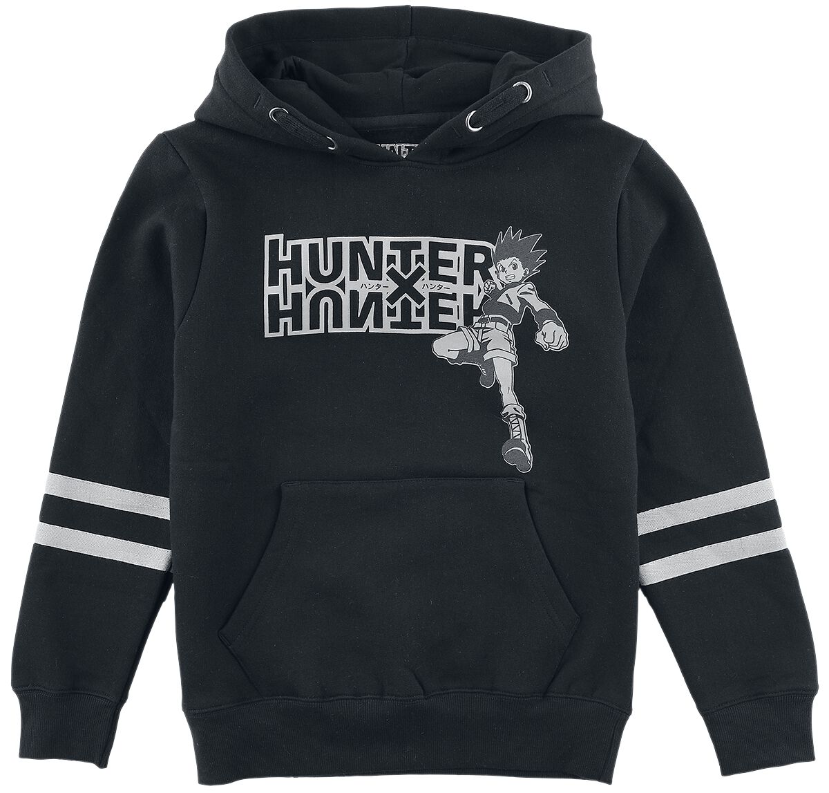 Levně Hunter x Hunter Kids - Gon detská mikina s kapucí černá