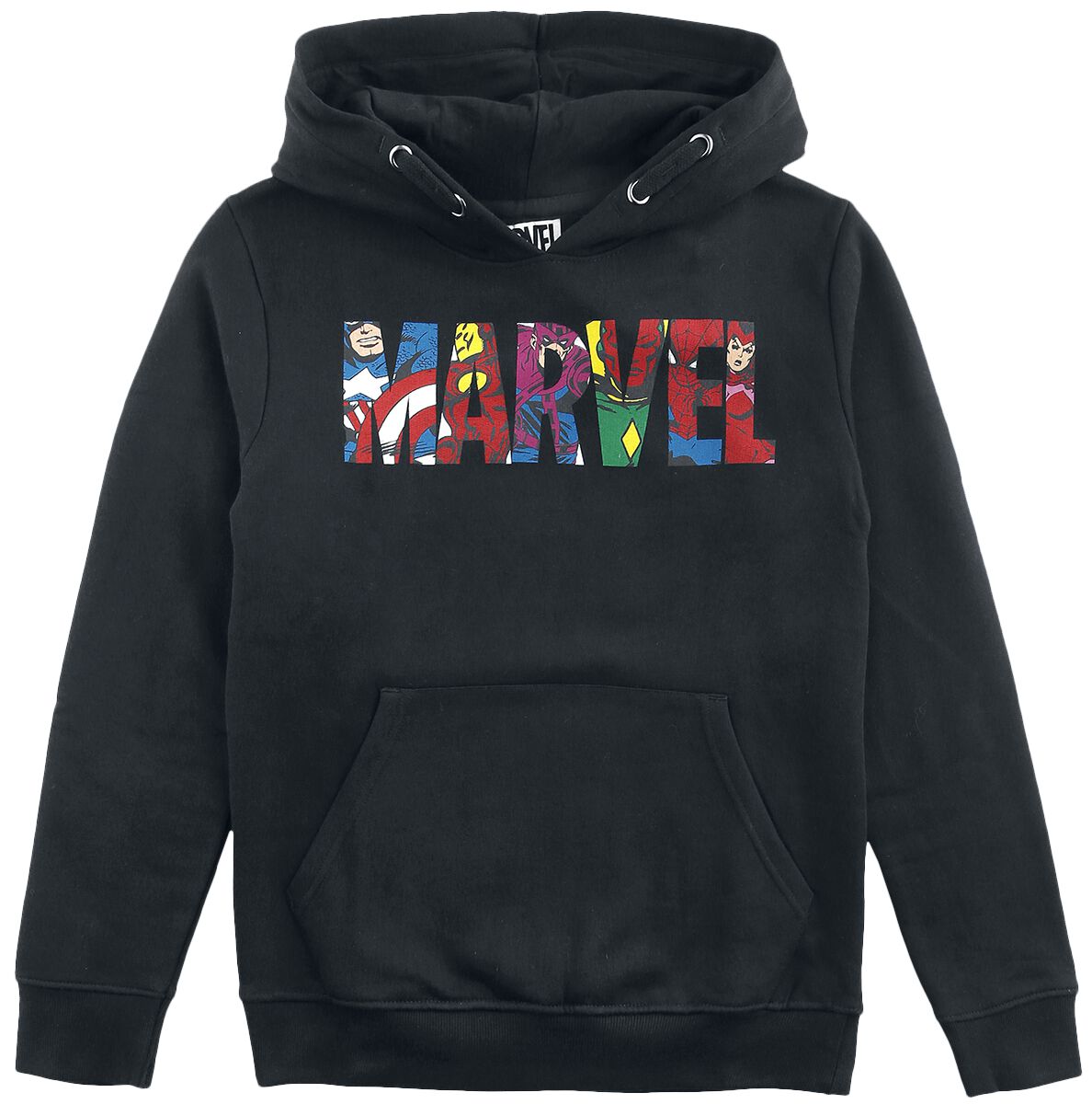 Marvel Kids - Comic logo Hoodie Sweater black