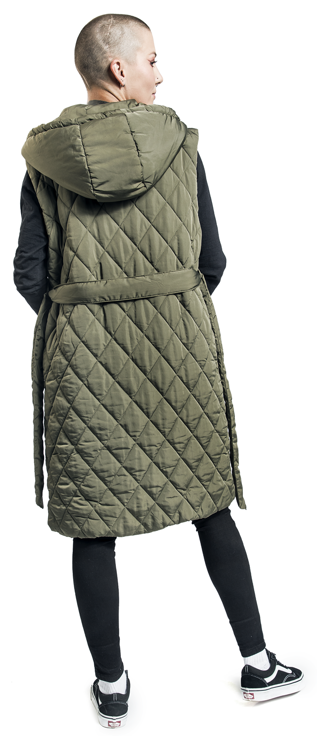 Hailys SL P VT EL44LEN Weste khaki