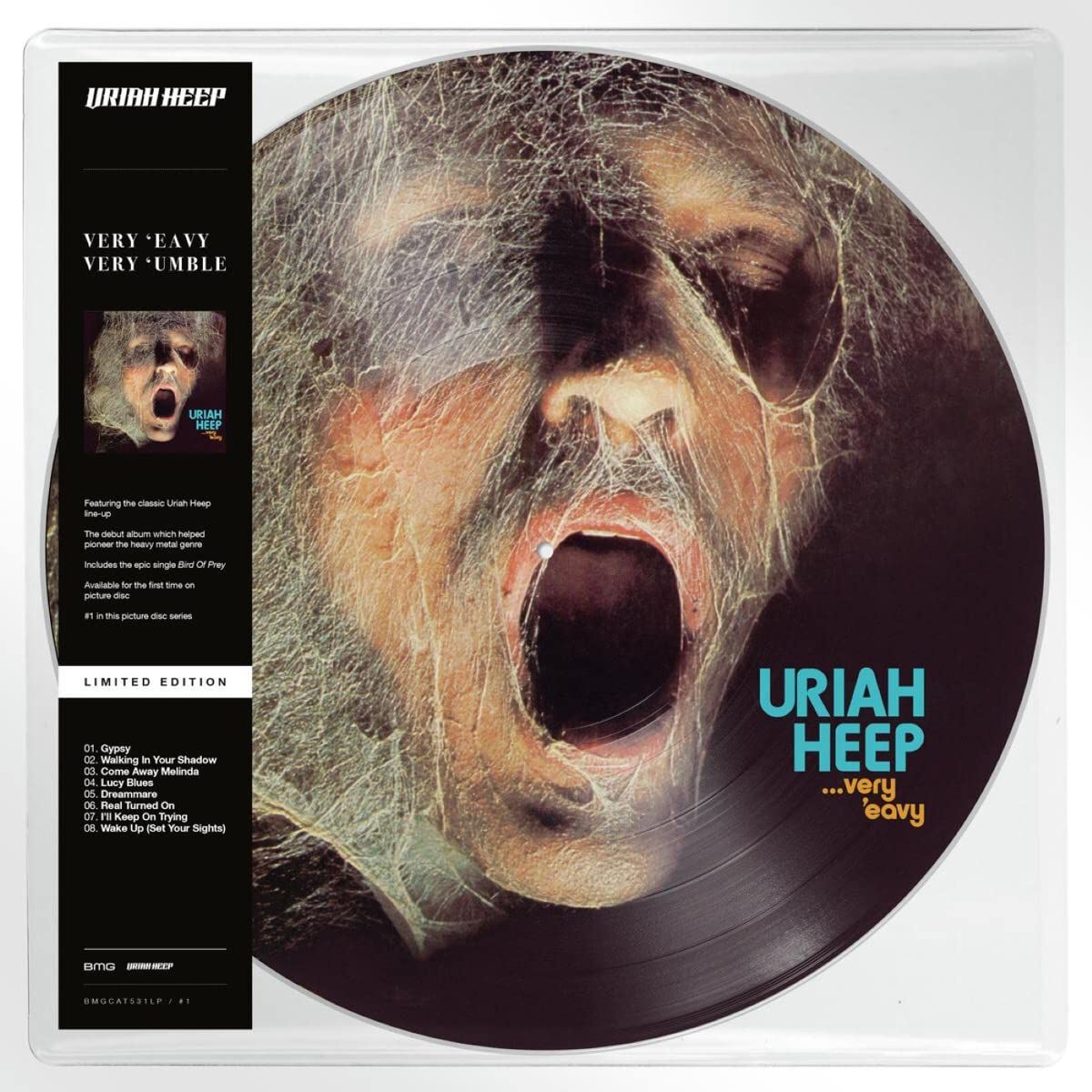 Uriah Heep Very 'eavy very 'umble' LP coloured