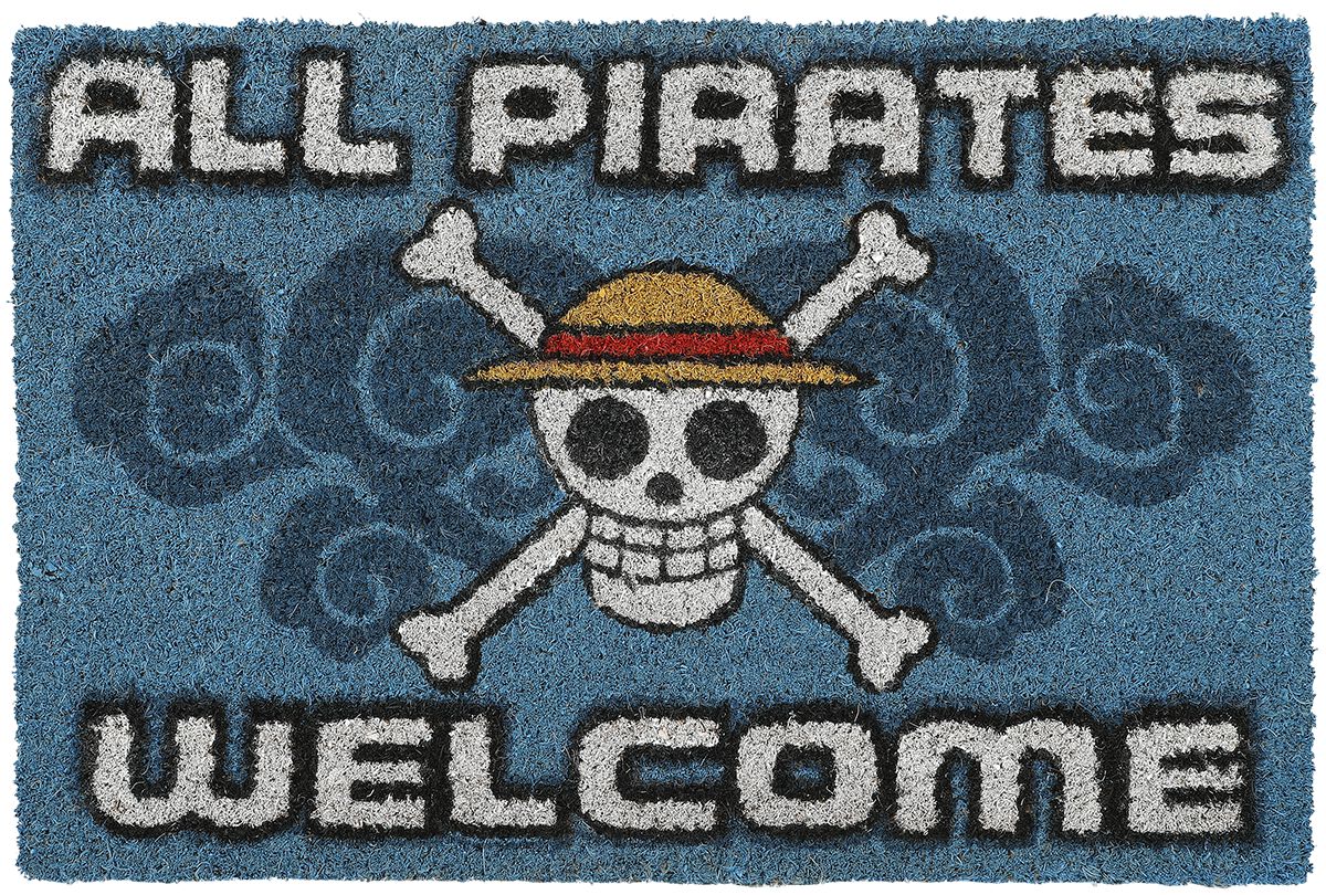 Levně One Piece All Pirates Welcome Rohožka vícebarevný