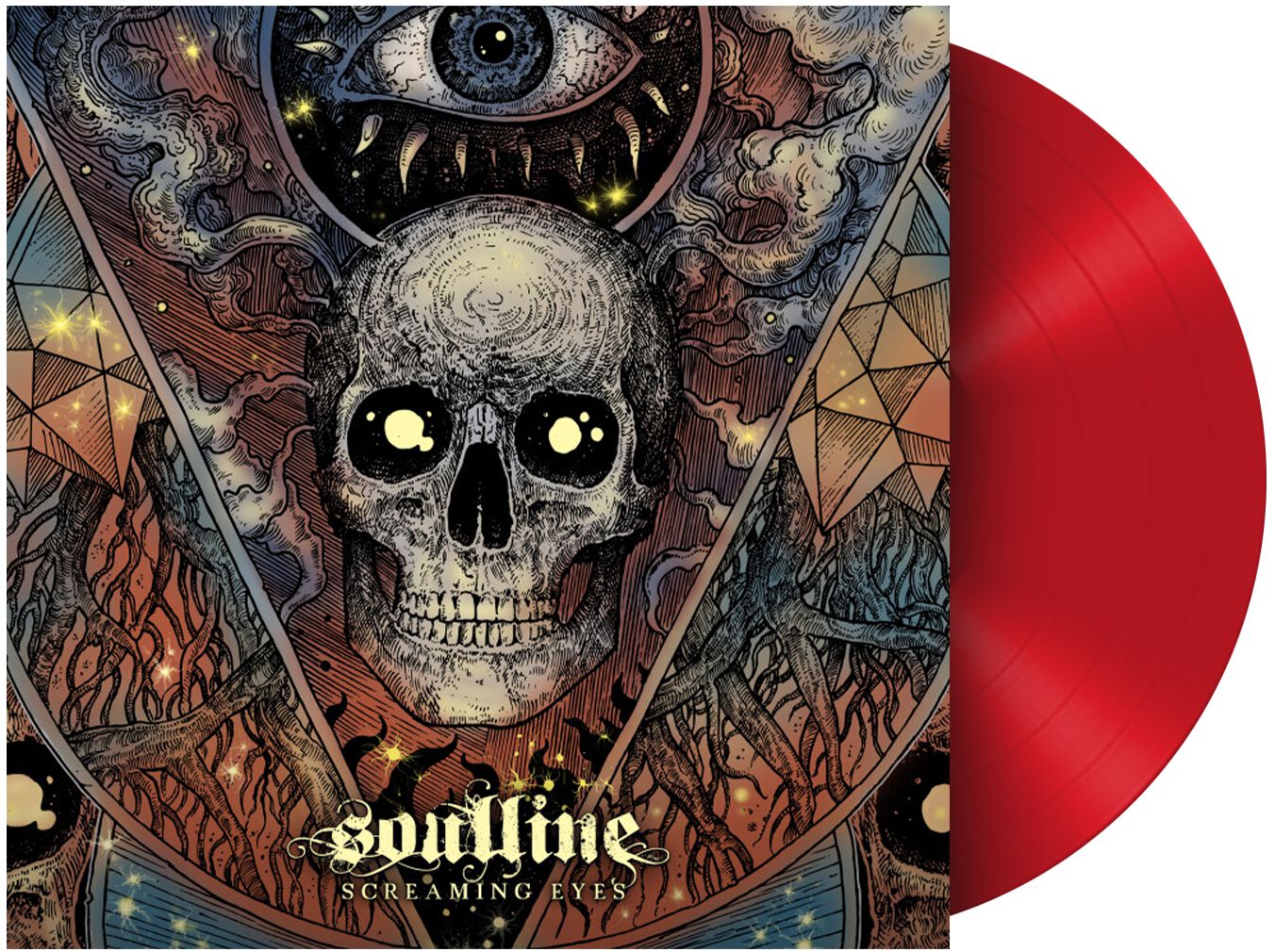 Soulline Screaming eyes LP red